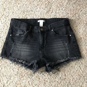 H&M Distressed shorts